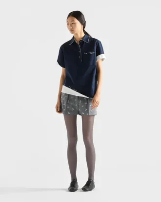 Polo de algodón Lisle Polo de algodón Lisle