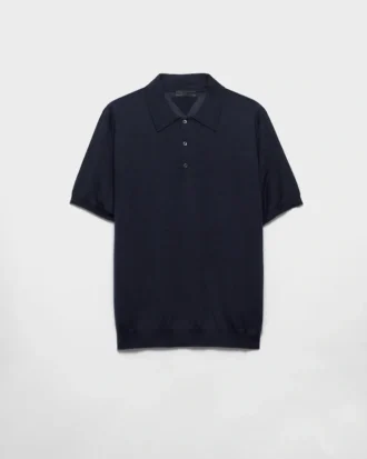 Polo de cachemira y seda