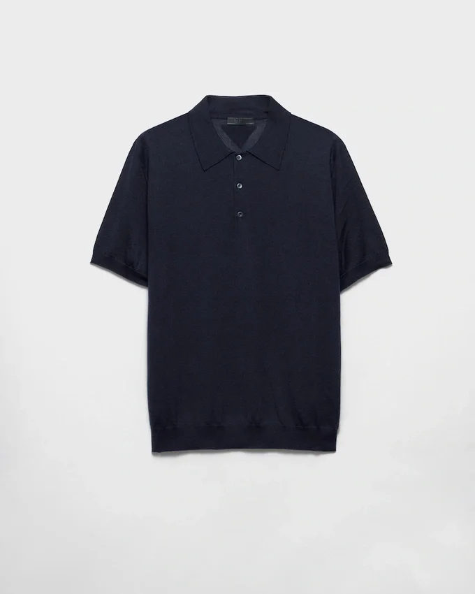 Polo de cachemira y seda Polo de cachemira y seda