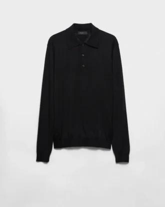 Polo de cachemira y seda