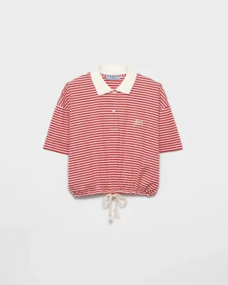 Polo de jersey a rayas