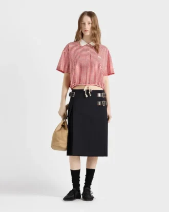 Polo de jersey a rayas