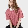 Polo de jersey a rayas Polo de jersey a rayas