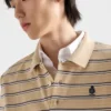 Polo de piqué de algodón a rayas