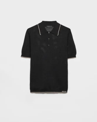 Polo de seda y algodón