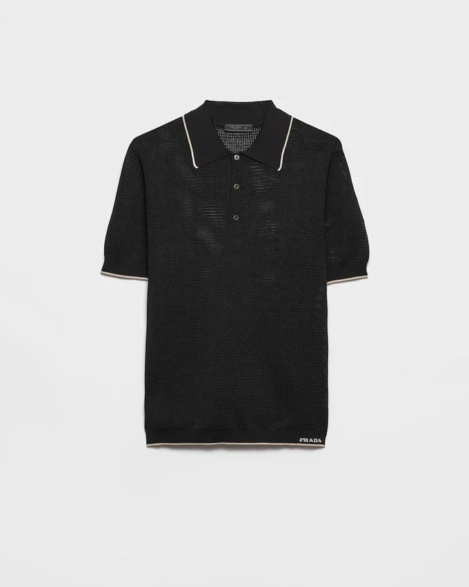 Polo de seda y algodón Polo de seda y algodón