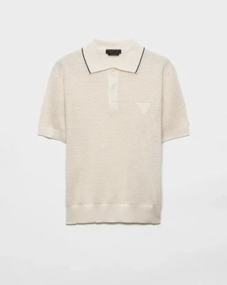 Polo de seda y algodón