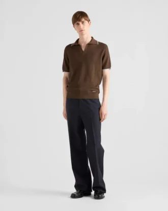 Polo de seda y algodón