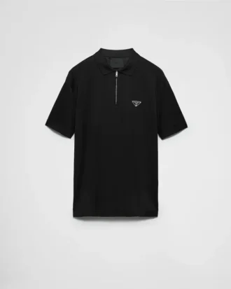 Polo Piqua con detalles de Re-Nylon