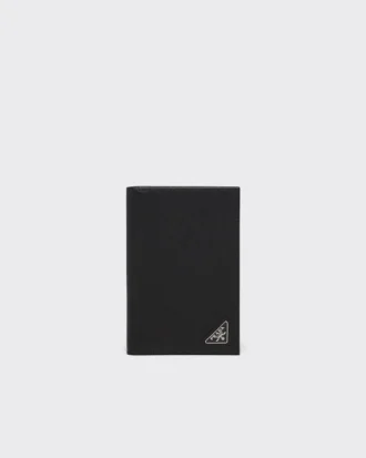 Portapasaportes de piel Saffiano Portapasaportes de piel Saffiano