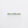 Pulsera Couleur Vivante – Oro blanco con aguamarina y peridoto Pulsera Couleur Vivante – Oro blanco con aguamarina y peridoto