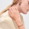 Pulsera Couleur Vivante – Oro rosa con morganita y citrino
