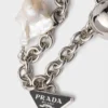 Pulsera de metal con perlas