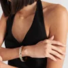 Pulsera de metal esmaltado