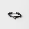 Pulsera de piel napa trenzada Pulsera de piel napa trenzada