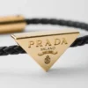 Pulsera de piel napa trenzada Pulsera de piel napa trenzada