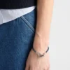 Pulsera de piel napa trenzada