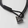 Pulsera de piel napa trenzada