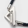 Pulsera de piel napa trenzada