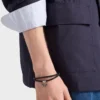 Pulsera de piel napa trenzada Pulsera de piel napa trenzada