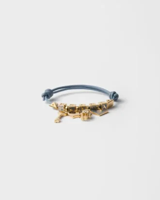 Pulsera de piel napa y metal