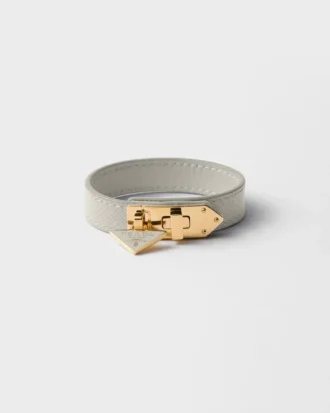 Pulsera de piel Saffiano