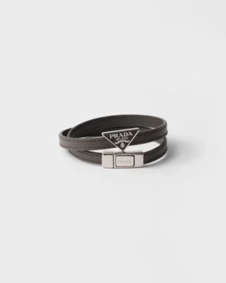 Pulsera de piel Saffiano Pulsera de piel Saffiano