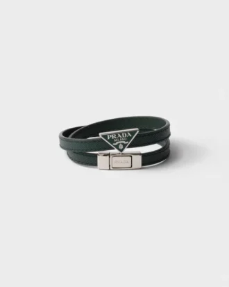 Pulsera de piel Saffiano