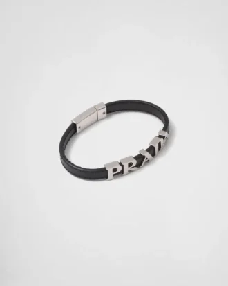 Pulsera de piel Saffiano