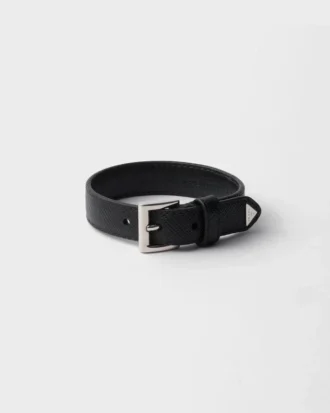 Pulsera de piel Saffiano