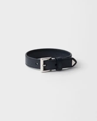 Pulsera de piel Saffiano