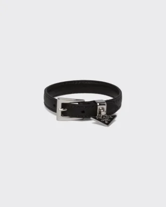 Pulsera de piel Saffiano
