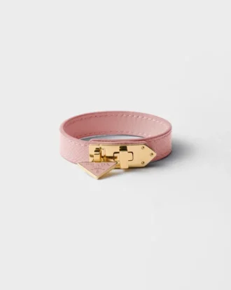 Pulsera de piel Saffiano