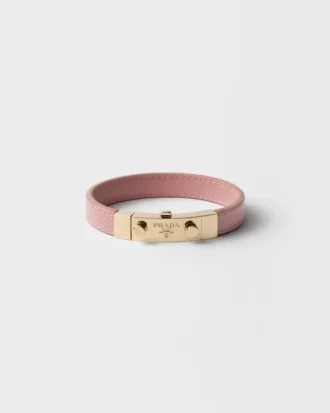 Pulsera de piel Saffiano