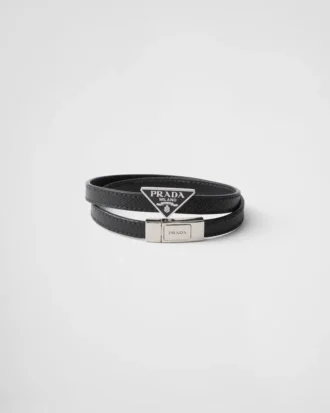 Pulsera de piel Saffiano Pulsera de piel Saffiano