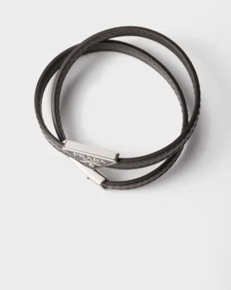 Pulsera de piel Saffiano Pulsera de piel Saffiano