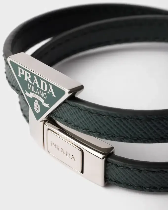 Pulsera de piel Saffiano Pulsera de piel Saffiano
