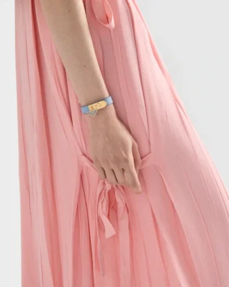 Pulsera de piel Saffiano