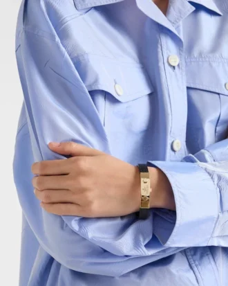Pulsera de piel Saffiano