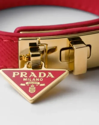 Pulsera de piel Saffiano