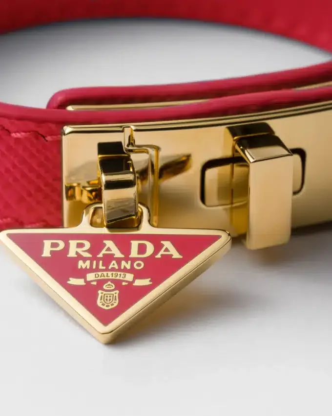 Pulsera de piel Saffiano Pulsera de piel Saffiano