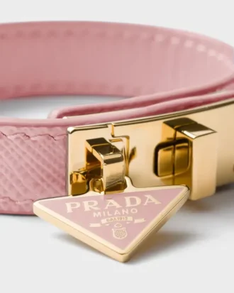 Pulsera de piel Saffiano