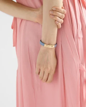 Pulsera de piel Saffiano