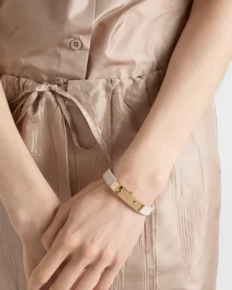 Pulsera de piel Saffiano Pulsera de piel Saffiano