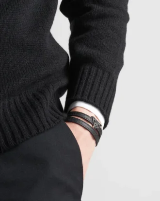 Pulsera de piel Saffiano Pulsera de piel Saffiano