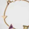 Pulsera Eternal Gold Chain en oro amarillo y piedras semipreciosas