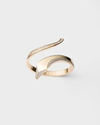 Pulsera Eternal Gold Snake en oro amarillo y diamantes Pulsera Eternal Gold Snake en oro amarillo y diamantes