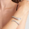 Pulsera Eternal Gold Snake en oro blanco y diamantes Pulsera Eternal Gold Snake en oro blanco y diamantes
