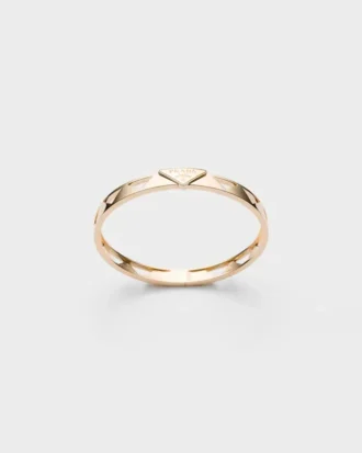 Pulsera rígida con aberturas Eternal Gold en oro amarillo