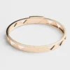 Pulsera rígida con aberturas Eternal Gold en oro amarillo